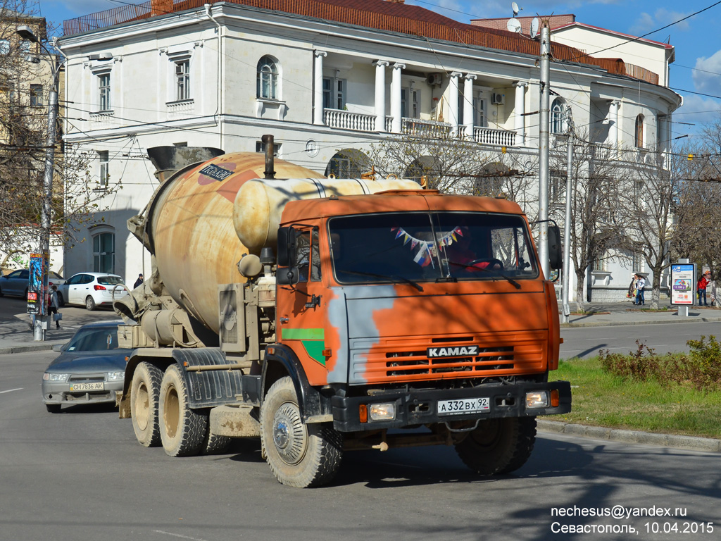 Севастополь, № А 332 ВХ 92 — КамАЗ-53229-13 [53229N]