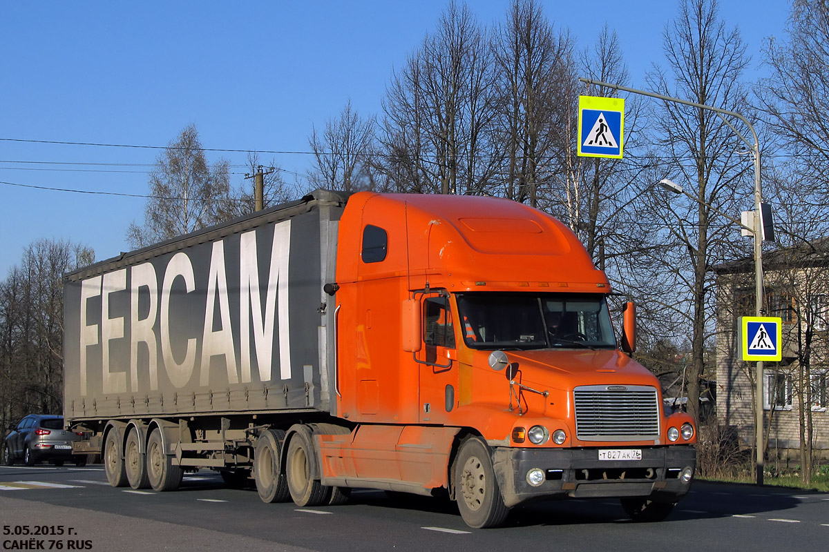 Ярославская область, № Т 827 АК 76 — Freightliner Century Class