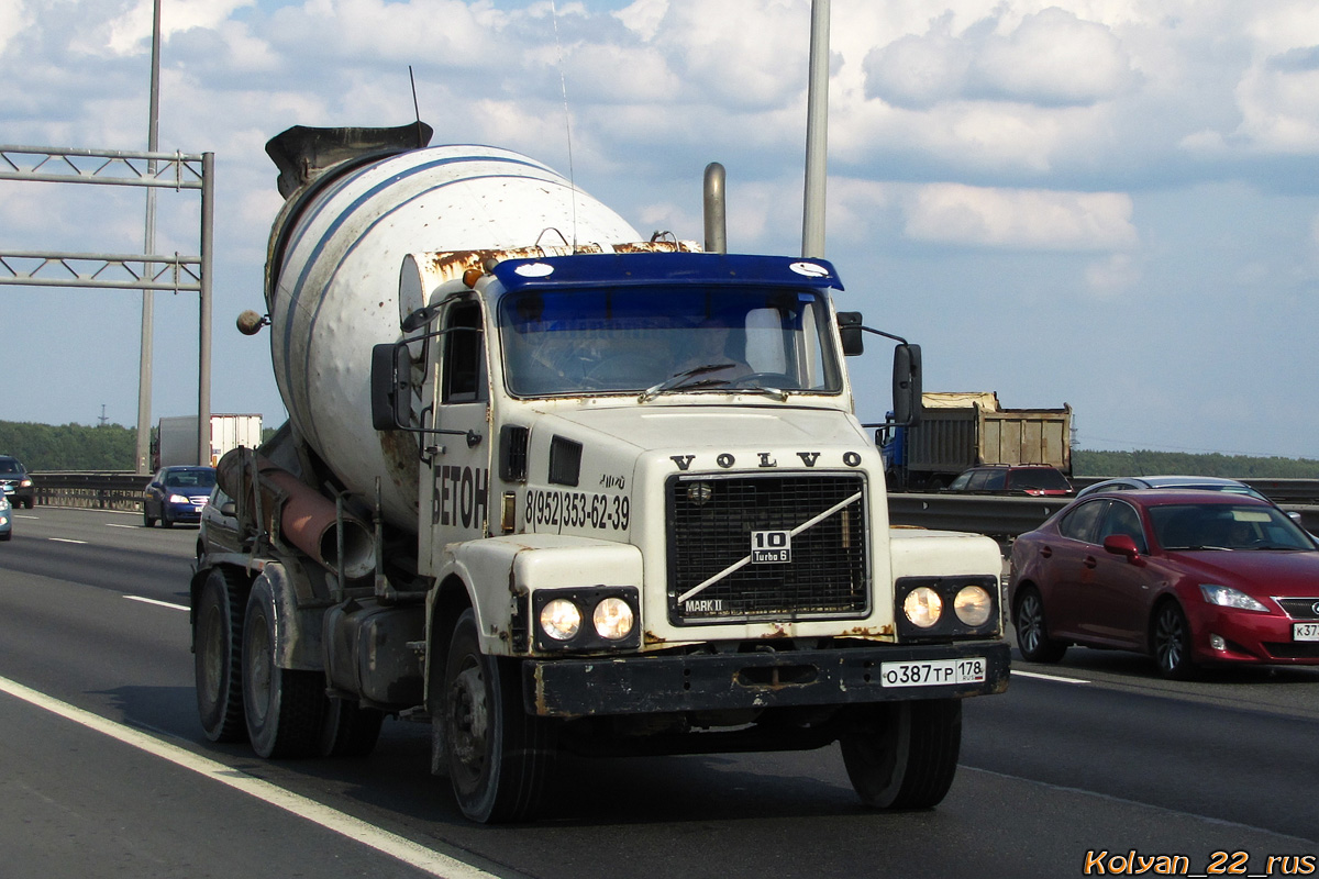 Санкт-Петербург, № О 387 ТР 178 — Volvo N10