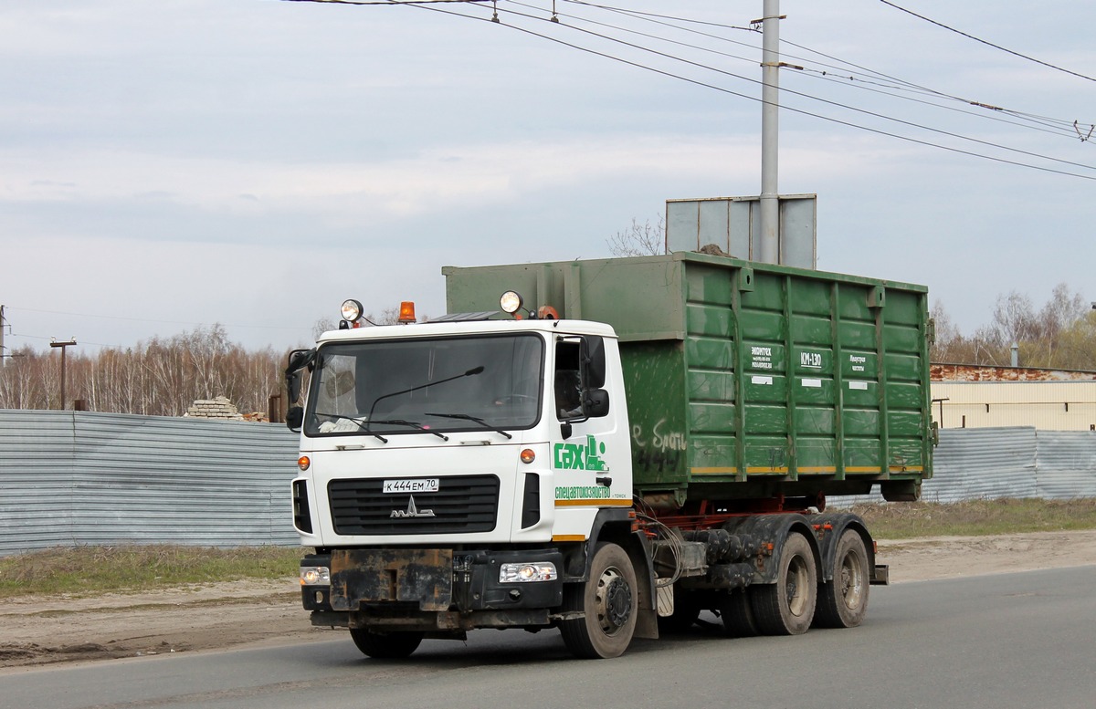 Томская область, № К 444 ЕМ 70 — МАЗ-6312B3