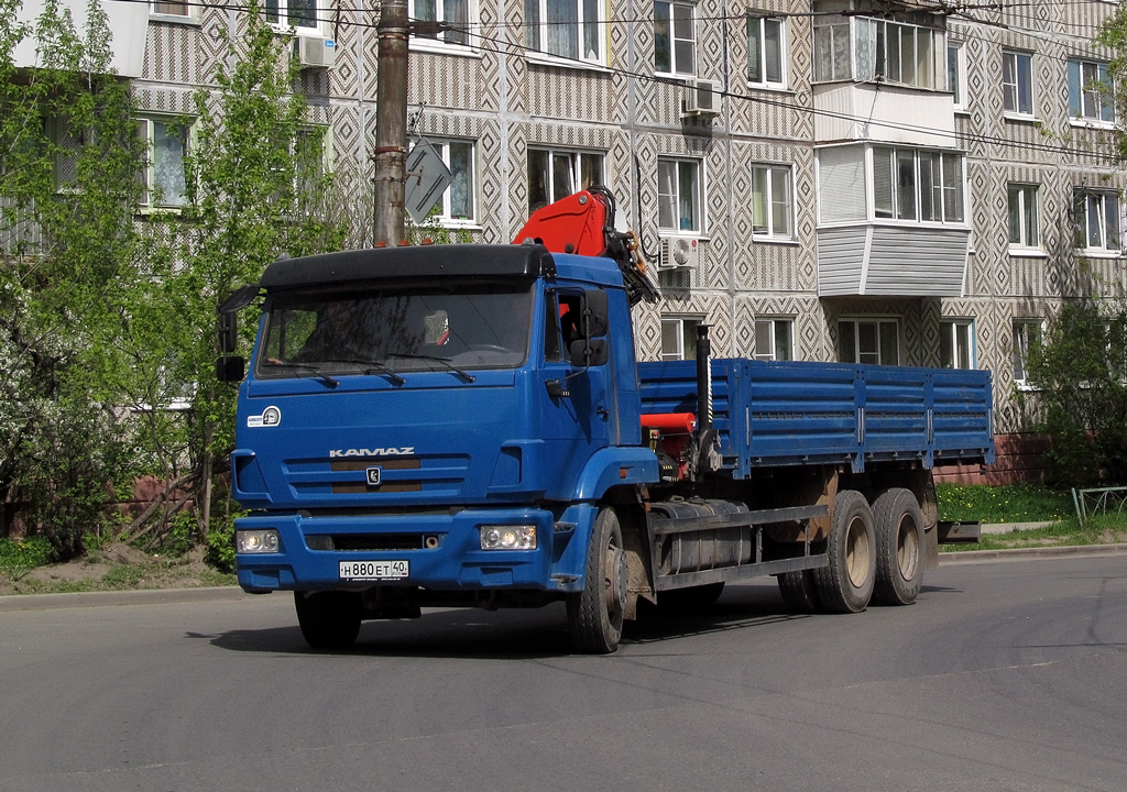 Калужская область, № Н 880 ЕТ 40 — КамАЗ-65117-N3