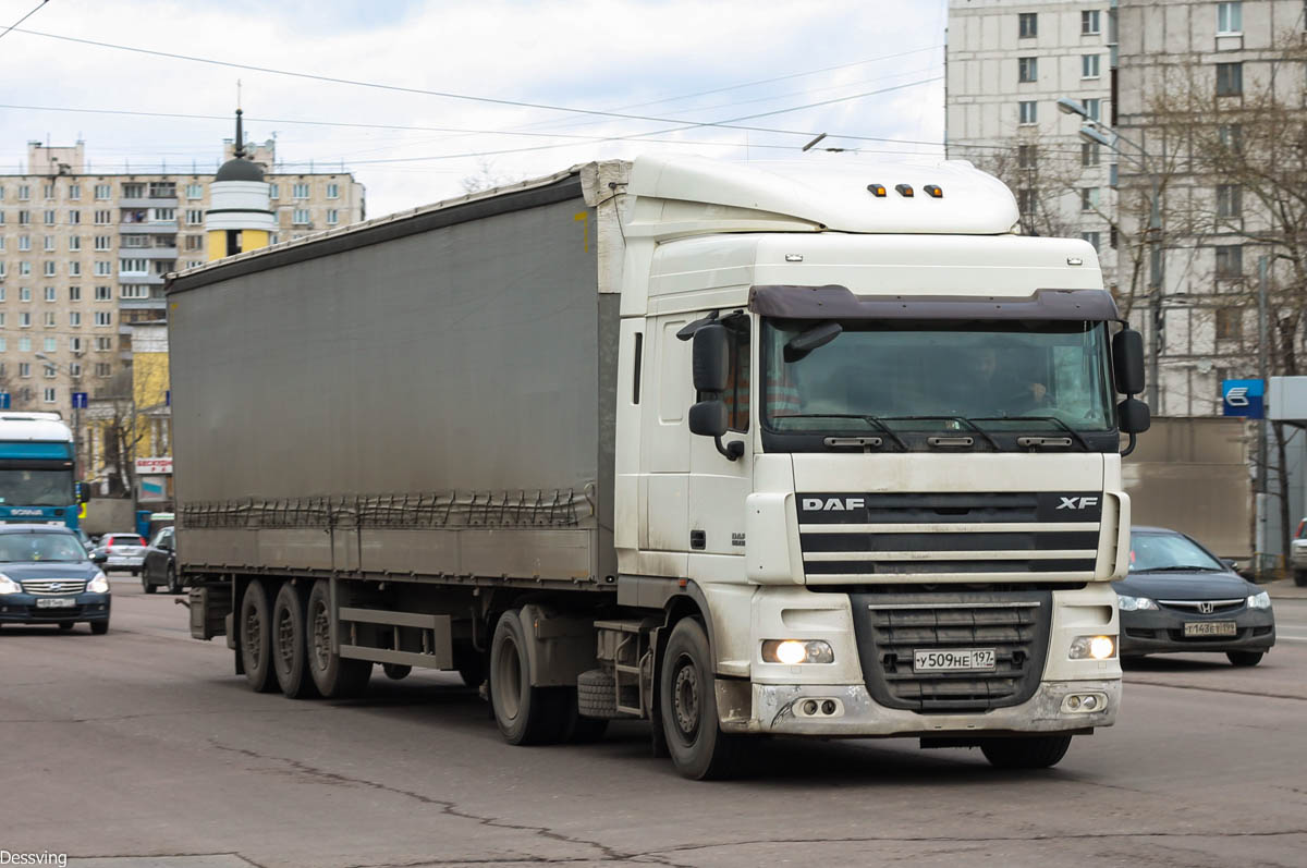 Москва, № У 509 НЕ 197 — DAF XF105 FT