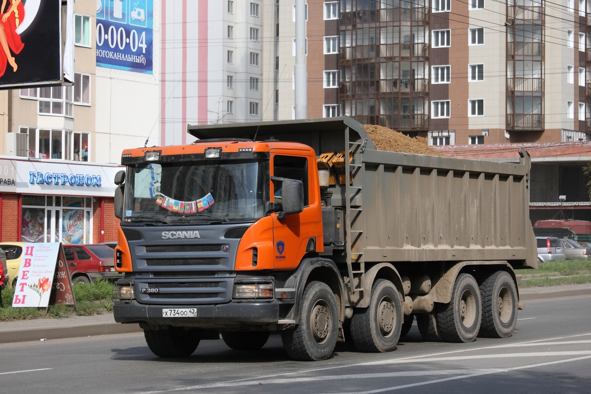 Кемеровская область, № Х 734 ОО 42 — Scania ('2004) P380