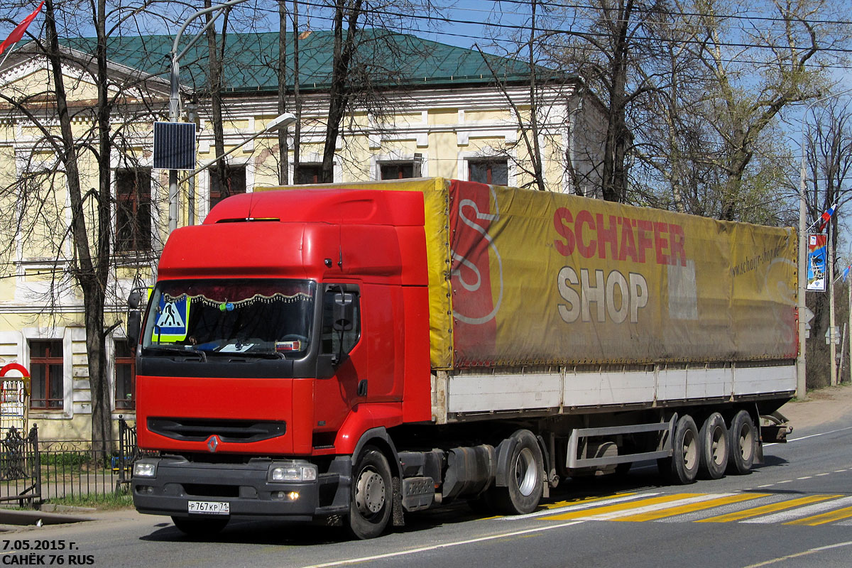 Тульская область, № Р 767 КР 71 — Renault Premium ('2006)