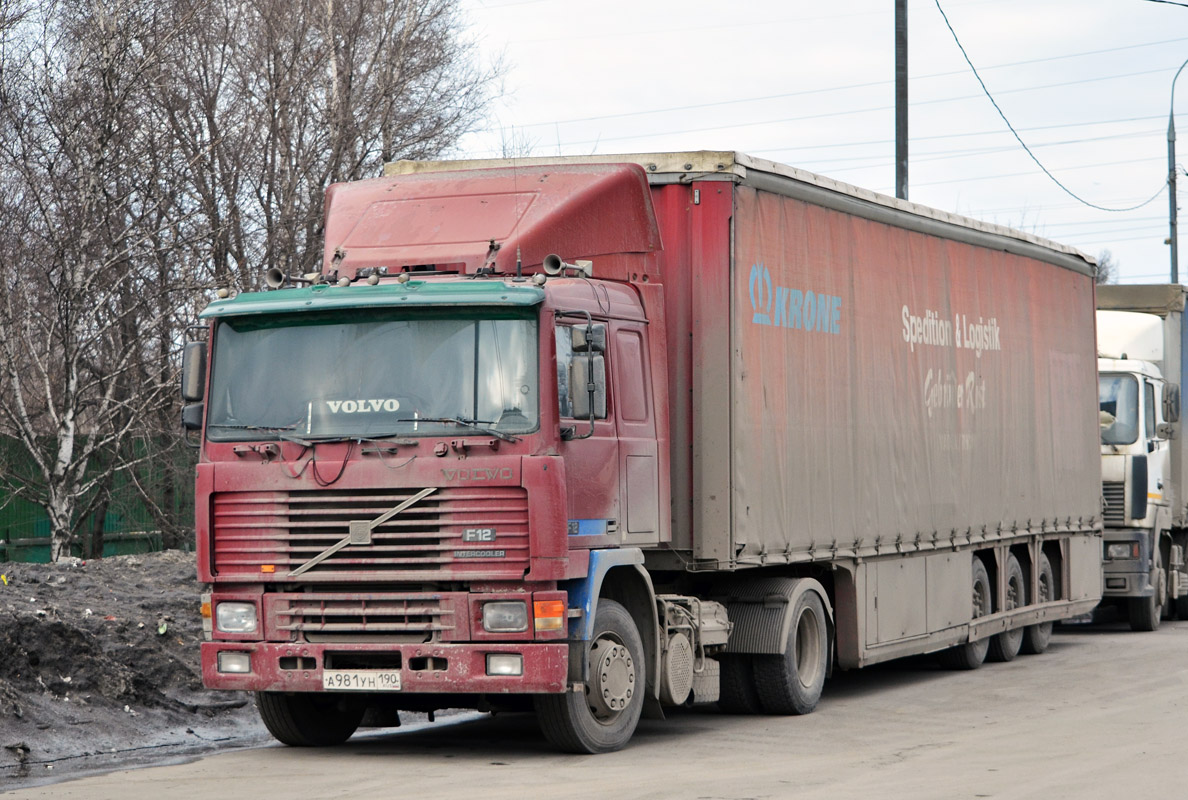 Московская область, № А 981 УН 190 — Volvo ('1987) F12