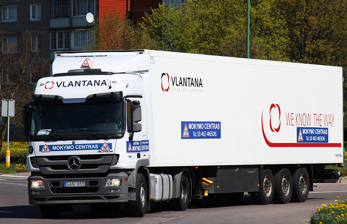 Литва, № GAN 855 — Mercedes-Benz Actros ('2009) 1844