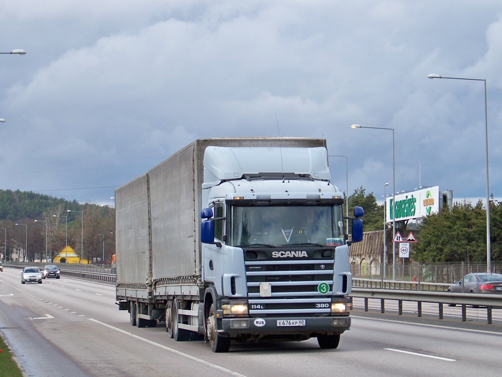 Псковская область, № Е 676 КР 60 — Scania ('1996) R114L