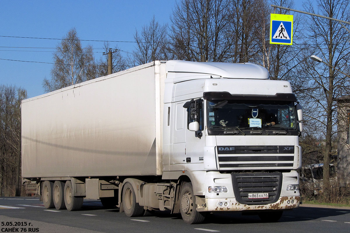 Костромская область, № Н 865 ХХ 44 — DAF XF105 FT