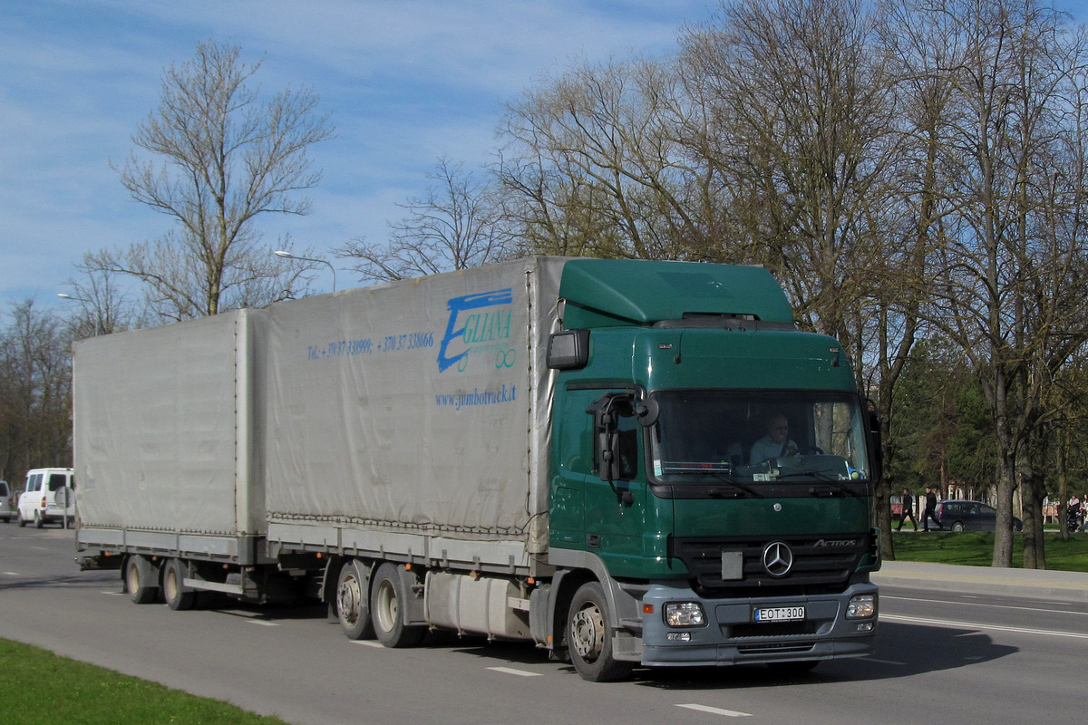 Литва, № EOT 300 — Mercedes-Benz Actros ('2003) 2536