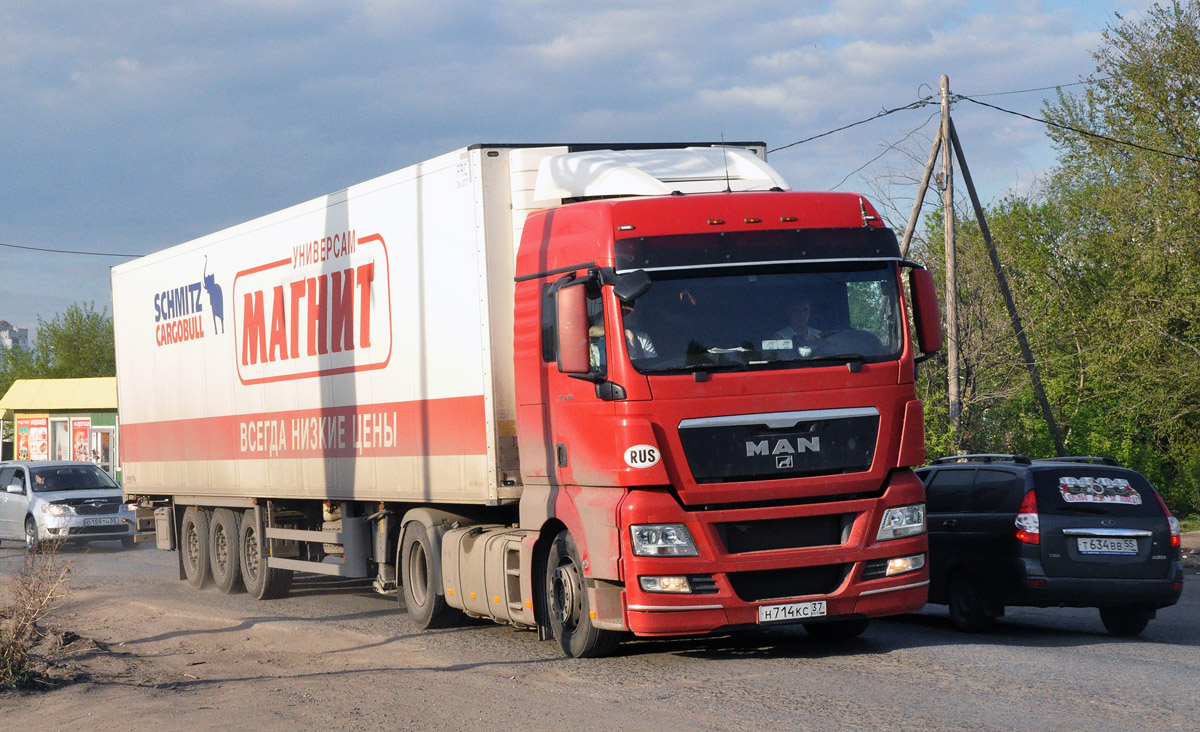 Ивановская область, № Н 714 КС 37 — MAN TGX ('2007) 18.360