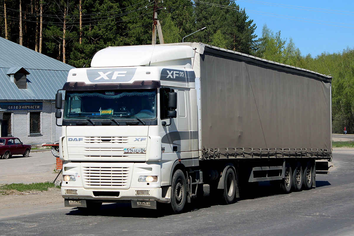 Актюбинская область, № 514 AEA 04 — DAF XF95 FT