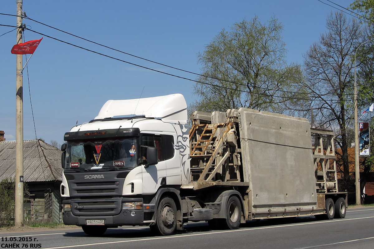 Ивановская область, № М 871 ОН 37 — Scania ('2004) P340