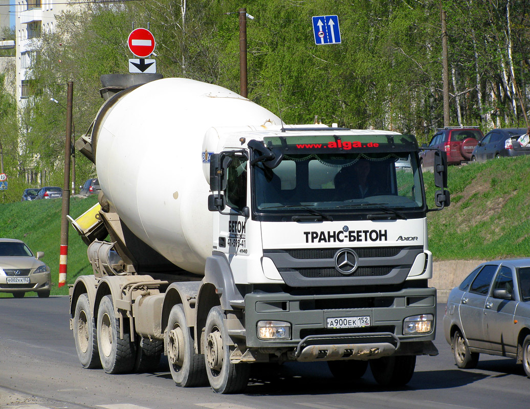 Нижегородская область, № А 900 ЕК 152 — Mercedes-Benz Axor (общ.м)