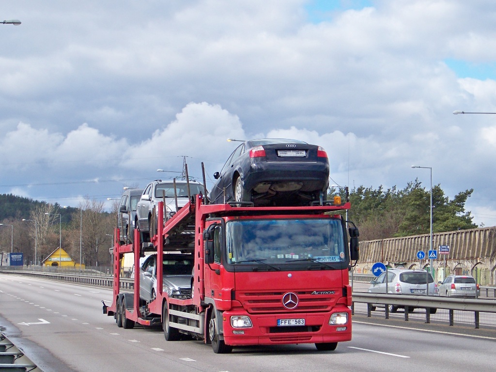 Литва, № FFE 583 — Mercedes-Benz Actros ('2003) 1836