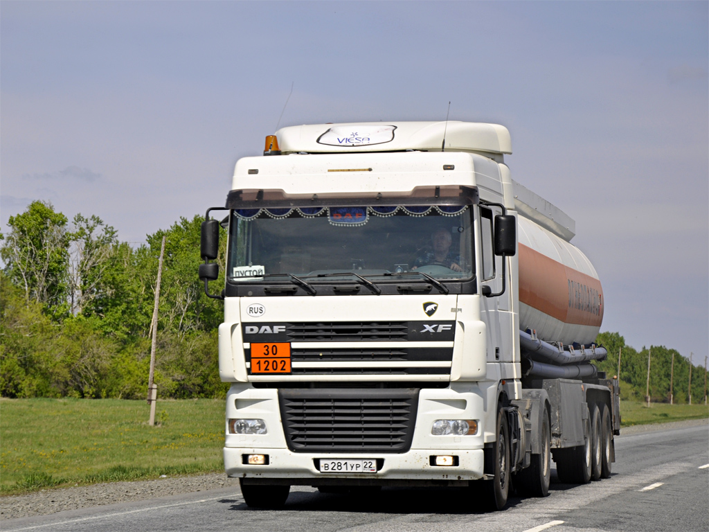 Алтайский край, № В 281 УР 22 — DAF XF95 FT