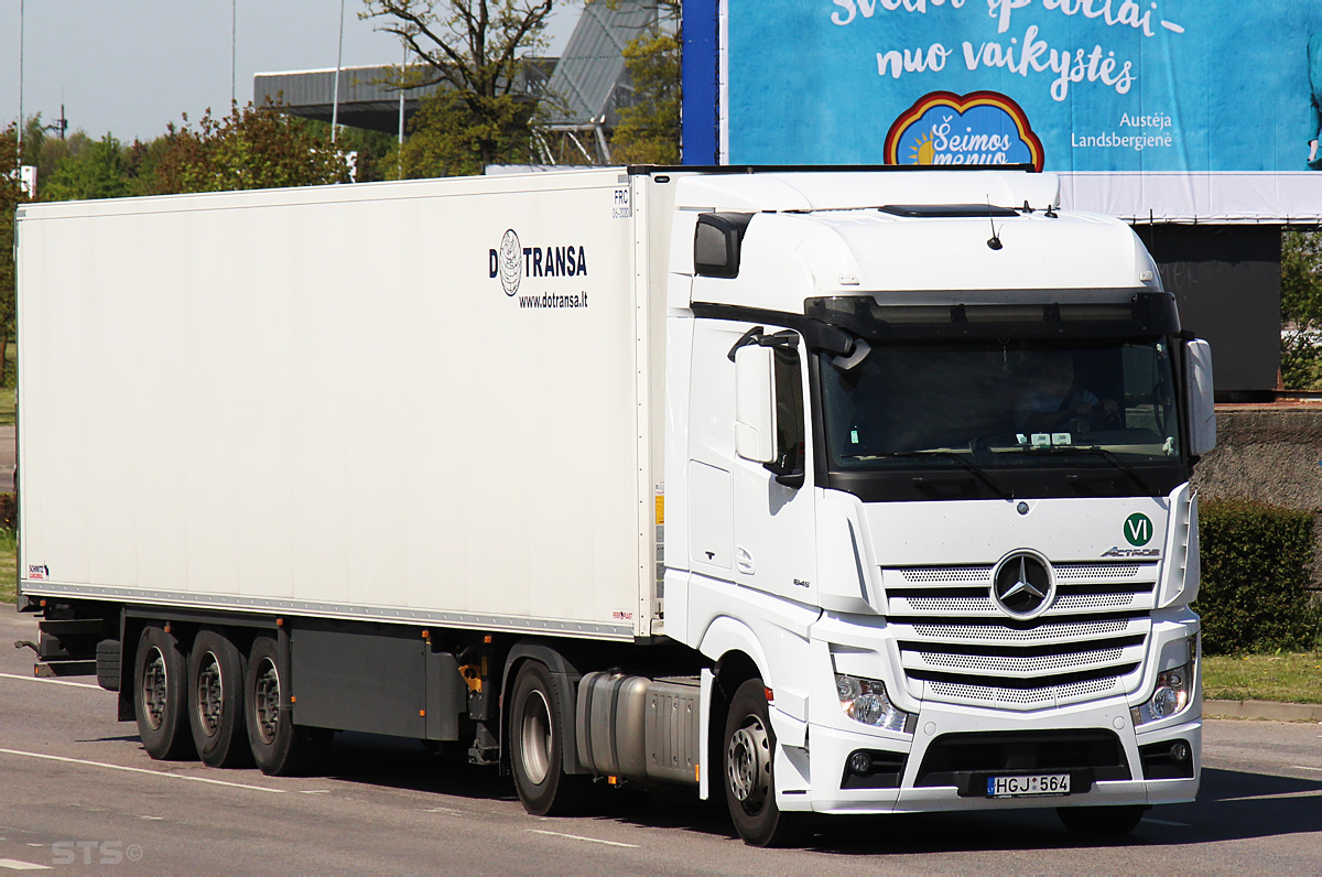 Литва, № HGJ 564 — Mercedes-Benz Actros ('2011) 1845