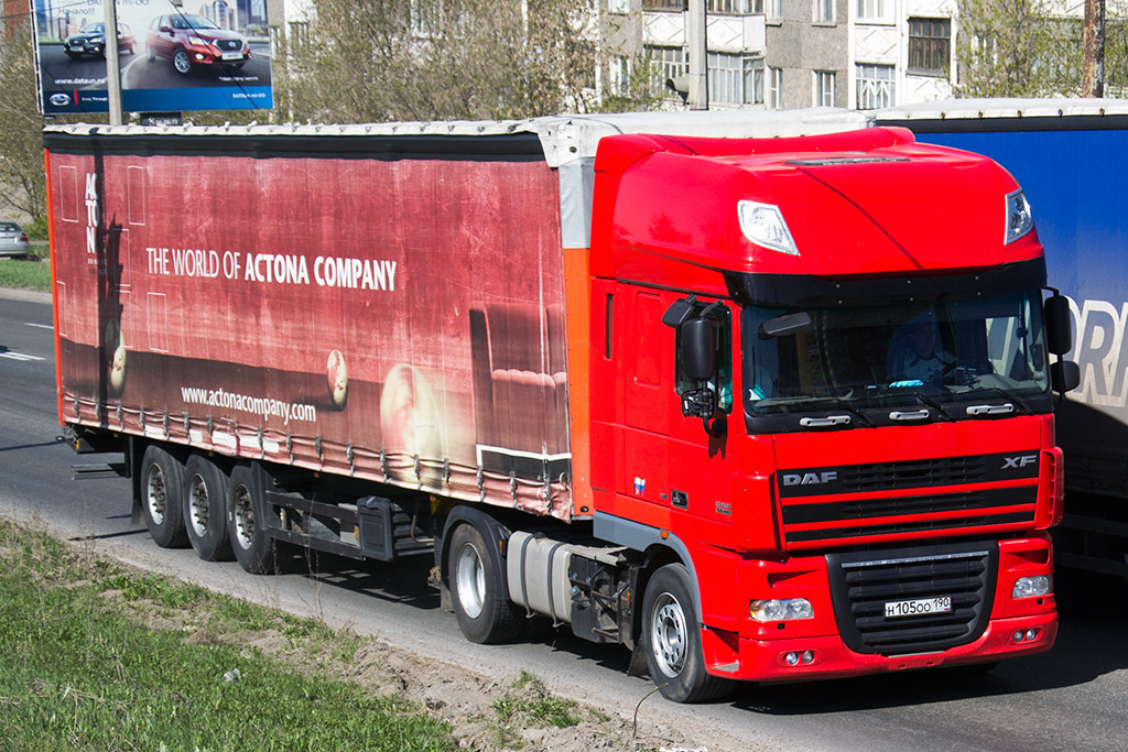 Московская область, № Н 105 ОО 190 — DAF XF105 FT