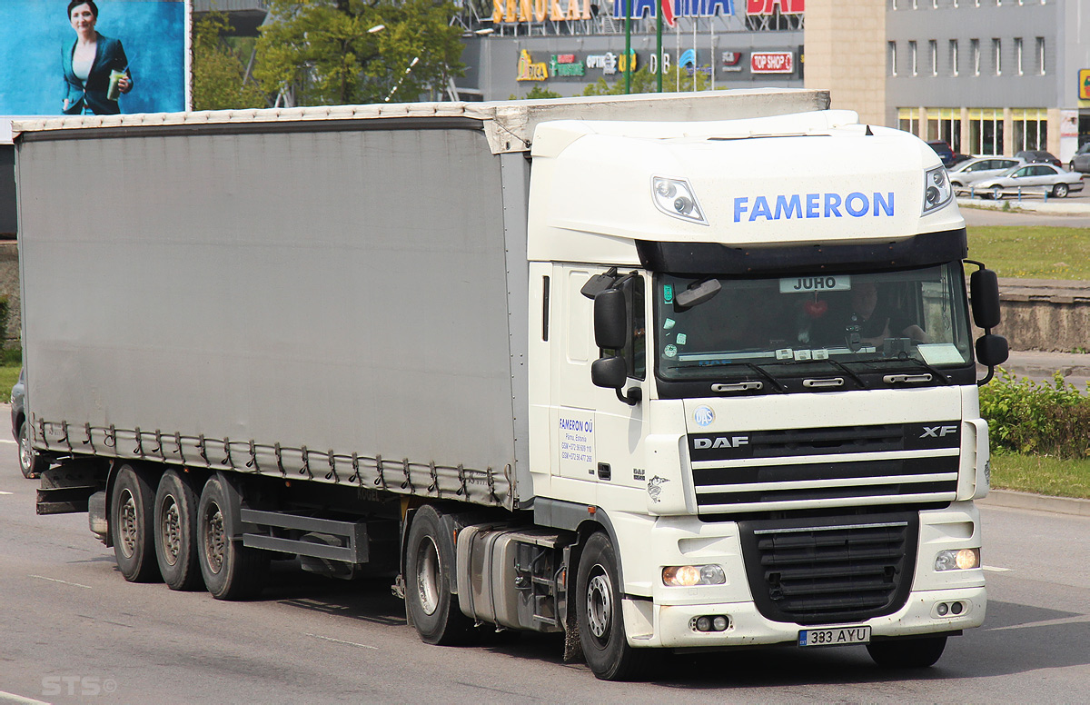 Эстония, № 333 AYU — DAF XF105 FT