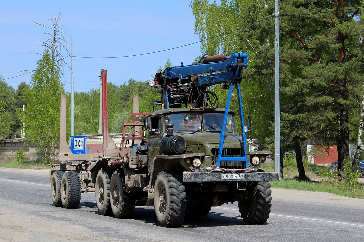 Рязанская область, № О 900 РН 62 — Урал-375 (общая модель)