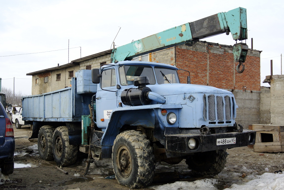 Сахалинская область, № М 488 АН 65 — Урал-4320-41