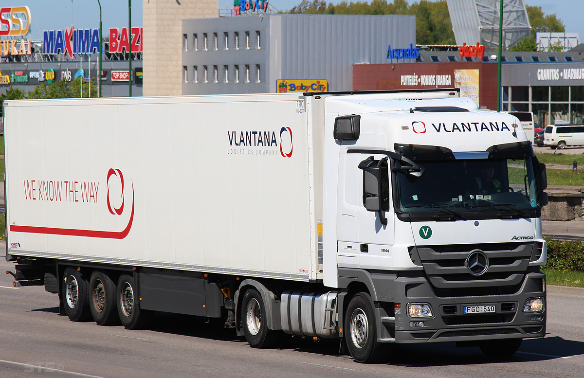 Литва, № FGO 540 — Mercedes-Benz Actros ('2009) 1844