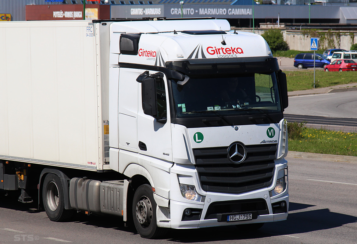 Литва, № HGJ 795 — Mercedes-Benz Actros ('2011) 1845