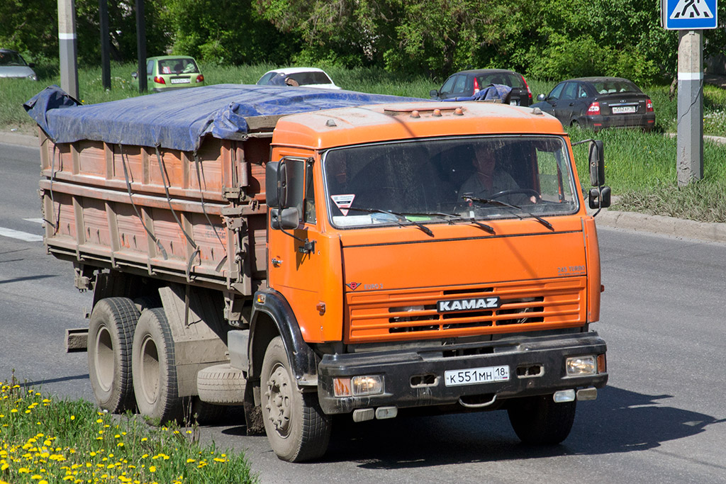 Удмуртия, № К 551 МН 18 — КамАЗ-65115-15 [65115R]