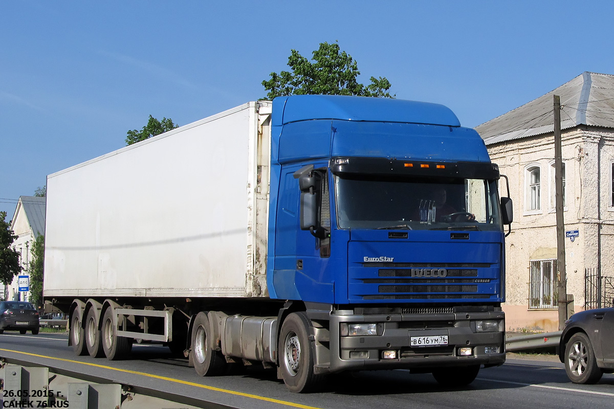 Ярославская область, № В 616 УМ 76 — IVECO EuroStar