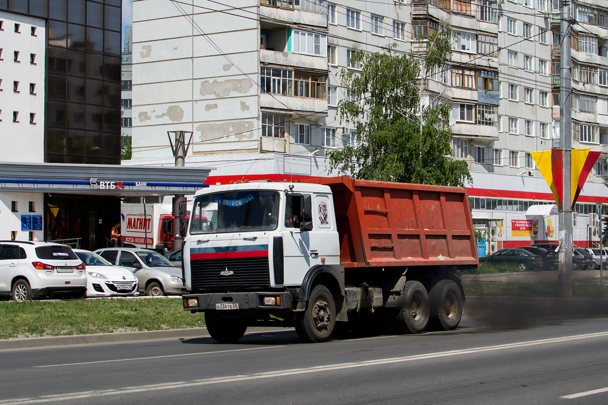 Пензенская область, № Н 334 ТЕ 58 — МАЗ-5516 (общая модель)