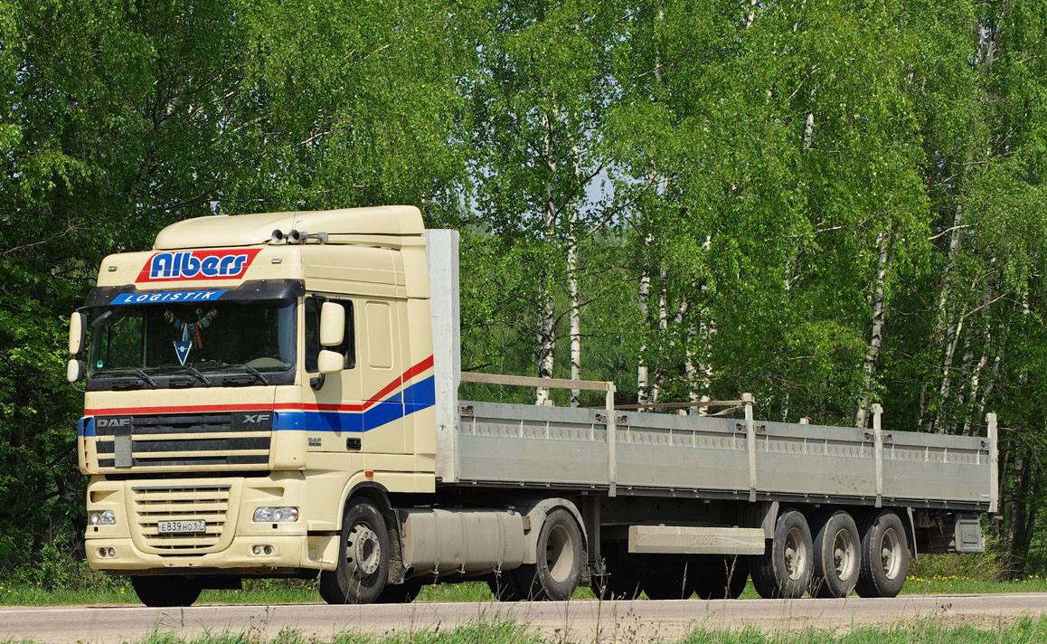 Смоленская область, № Е 839 НО 67 — DAF XF105 FT