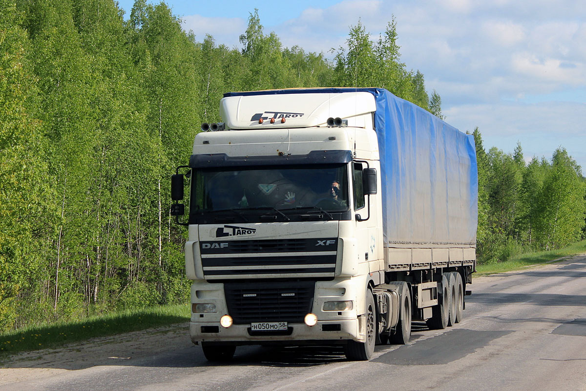 Пензенская область, № Н 050 МО 58 — DAF XF95 FT