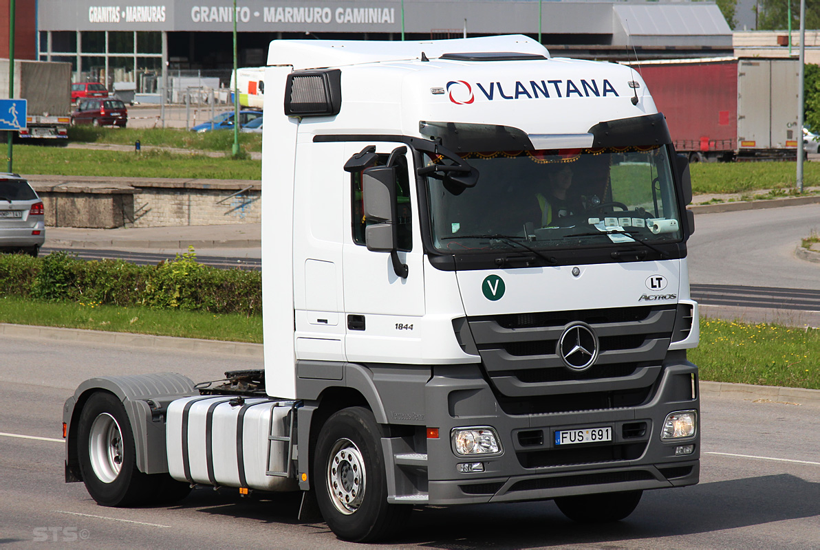 Литва, № FUS 691 — Mercedes-Benz Actros ('2009) 1844