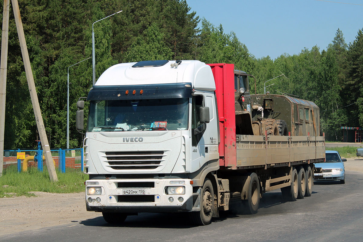 Московская область, № В 420 МК 150 — IVECO Stralis ('2002) 450