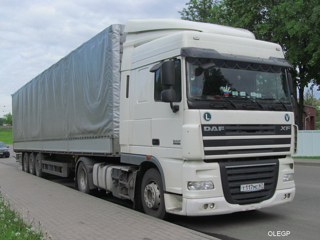 Смоленская область, № Т 117 МС 67 — DAF XF105 FT