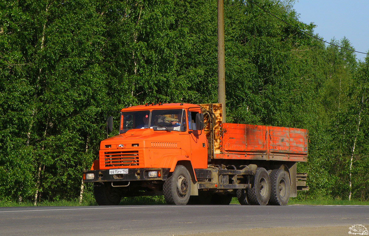 Нижегородская область, № Е 615 РУ 152 — КрАЗ-65053