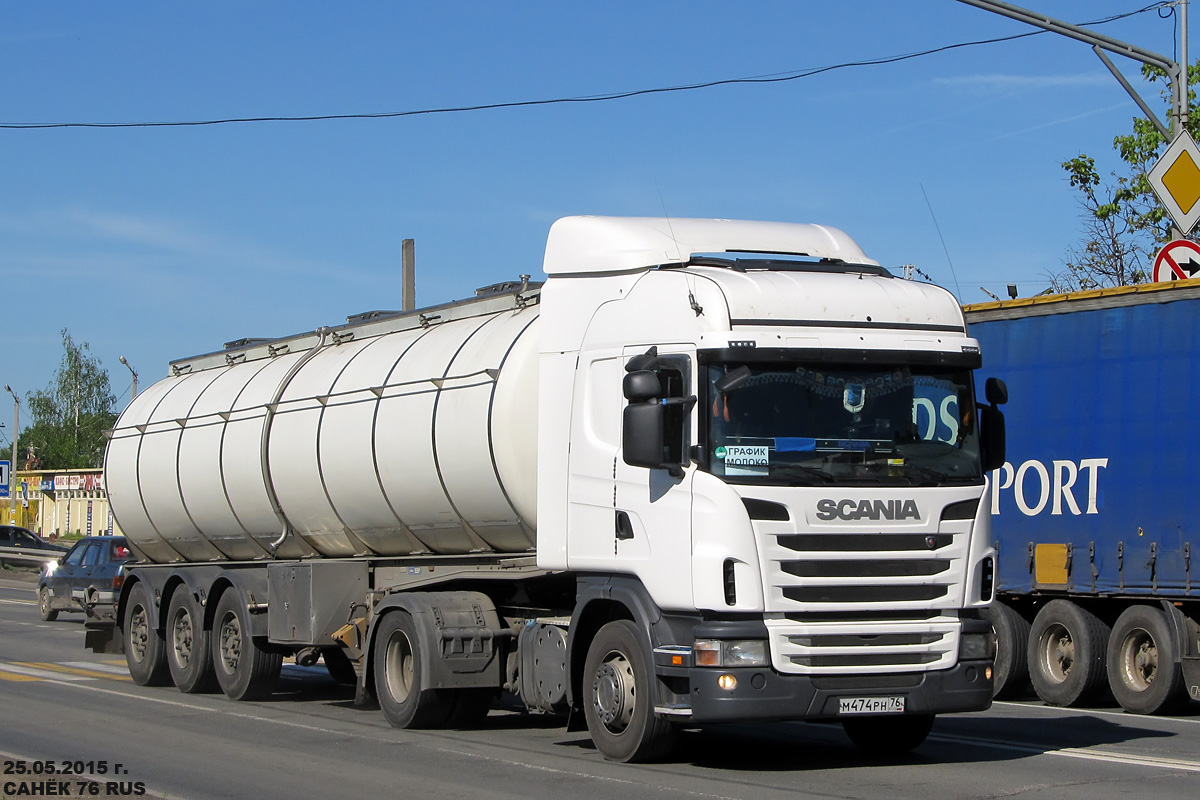 Ярославская область, № М 474 РН 76 — Scania ('2009) G420