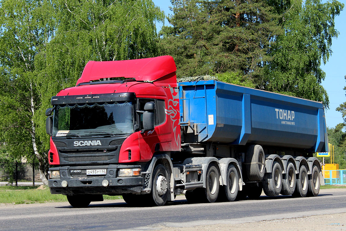 Рязанская область, № О 493 РТ 62 — Scania ('2011) P400