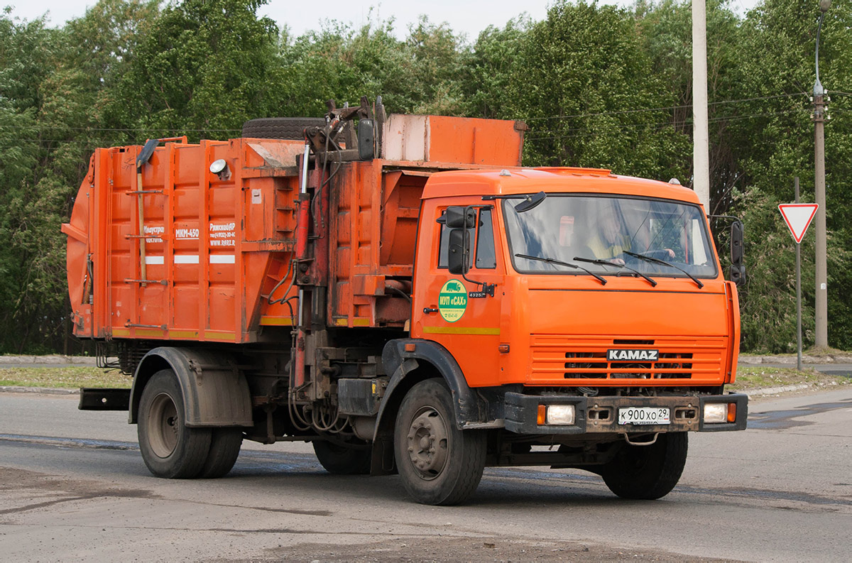 Архангельская область, № К 900 ХО 29 — КамАЗ-43253-A3(96)