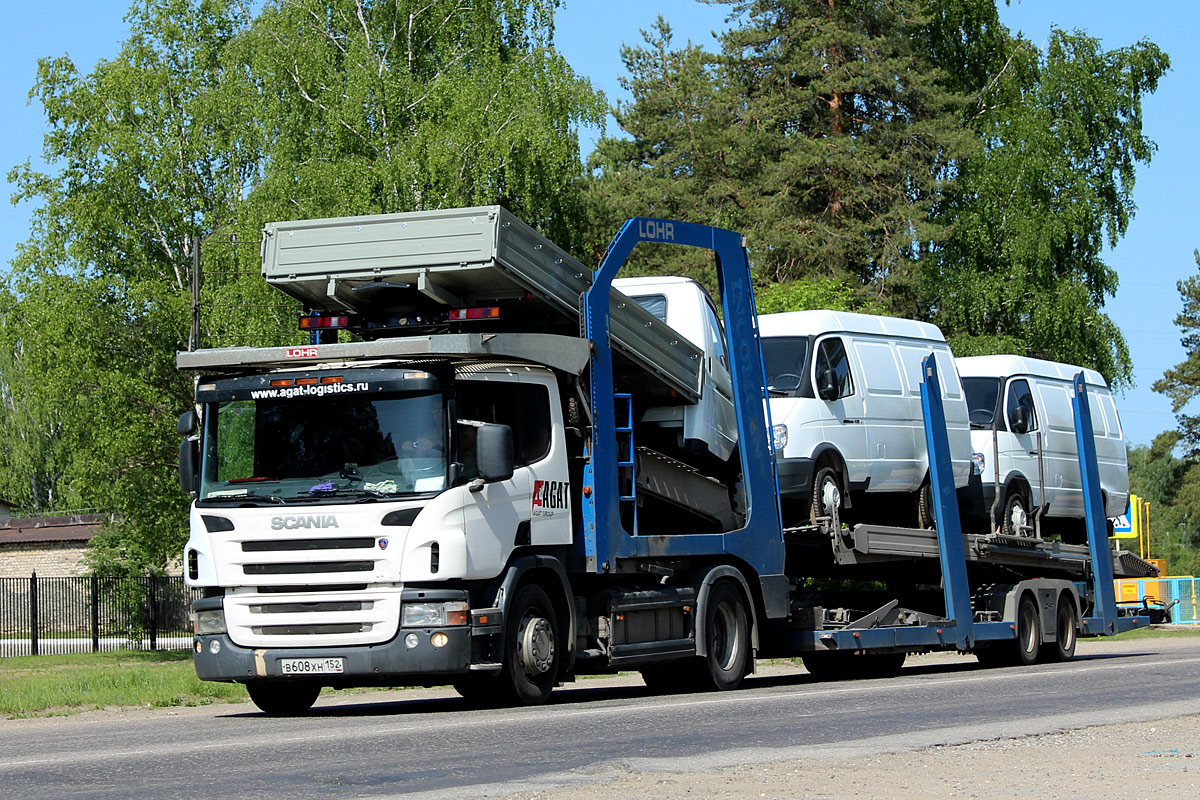 Нижегородская область, № В 608 ХН 152 — Scania ('2004, общая модель)