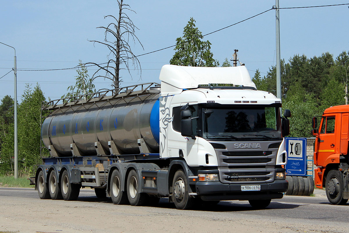 Рязанская область, № К 986 СЕ 62 — Scania ('2011) P400