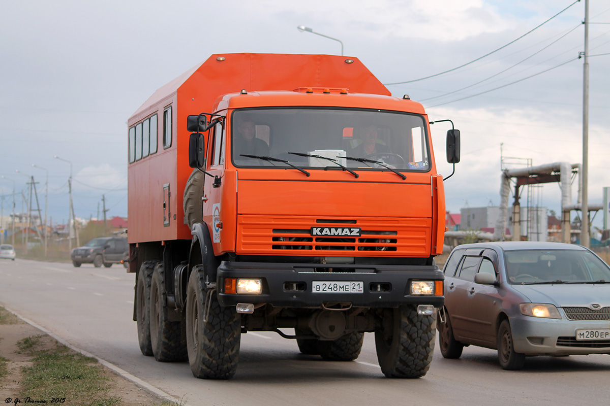 Чувашия, № В 248 МЕ 21 — КамАЗ-43114-15 [43114R]