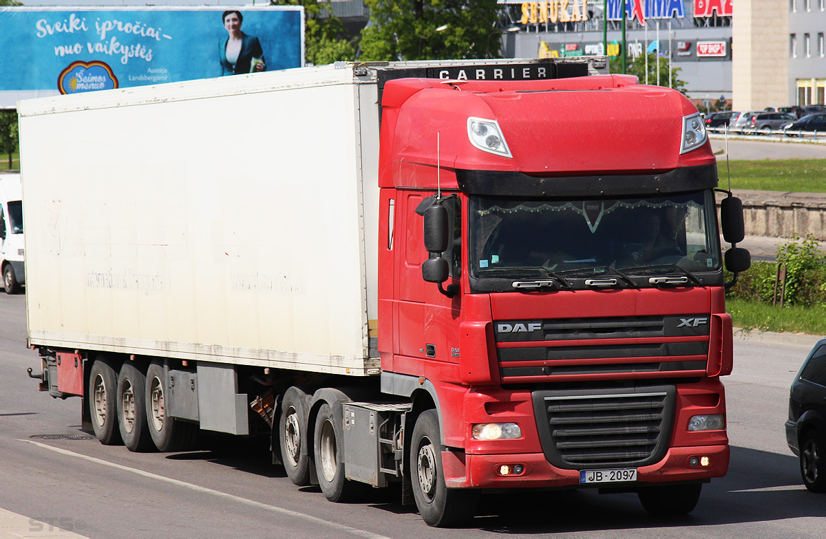 Латвия, № JB-2097 — DAF XF105 FTR