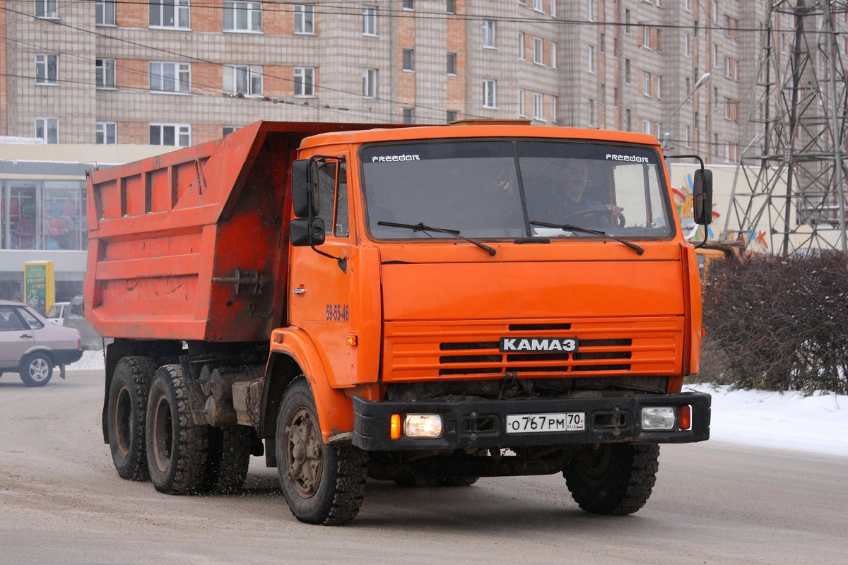 Томская область, № О 767 РМ 70 — КамАЗ-55111 [551110]