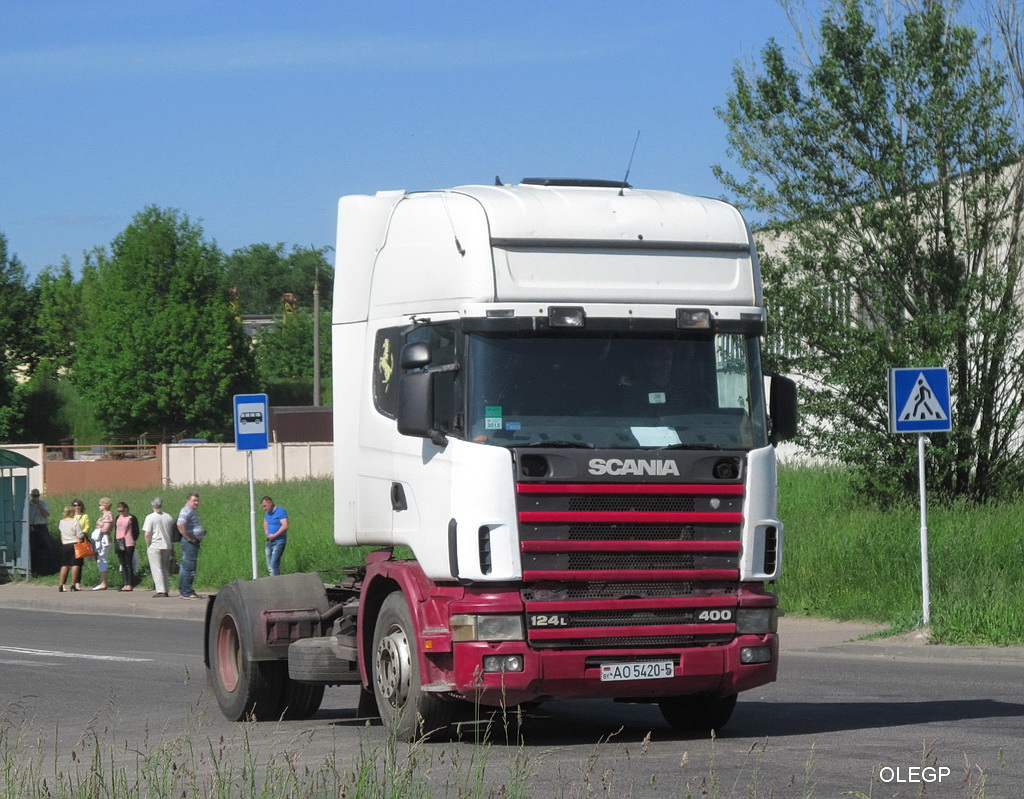 Минская область, № АО 5420-5 — Scania ('1996) R124L