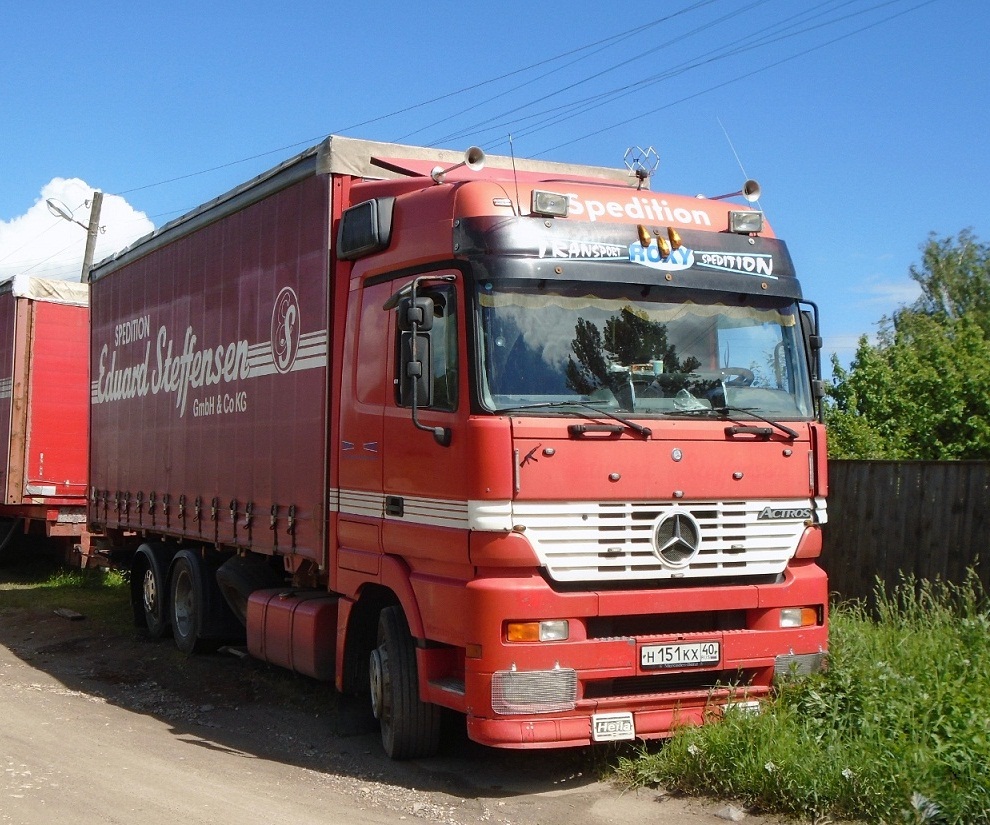 Калужская область, № Н 151 КХ 40 — Mercedes-Benz Actros ('1997)