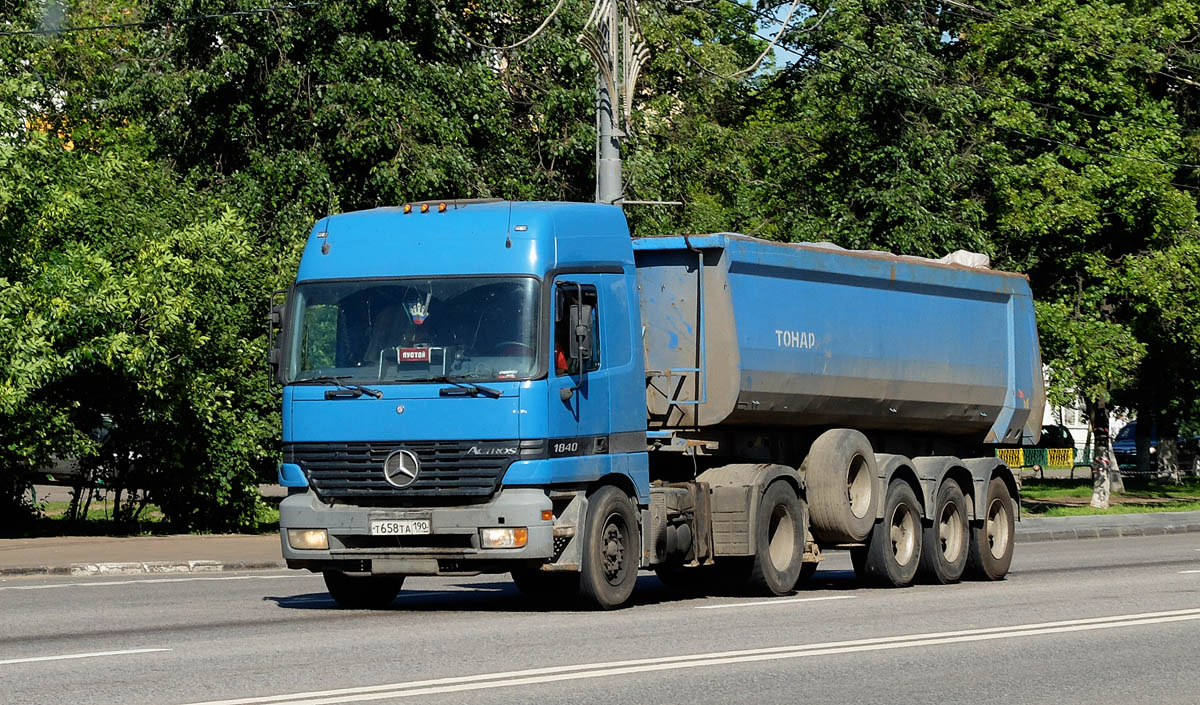 Московская область, № Т 658 ТА 190 — Mercedes-Benz Actros ('1997) 1840