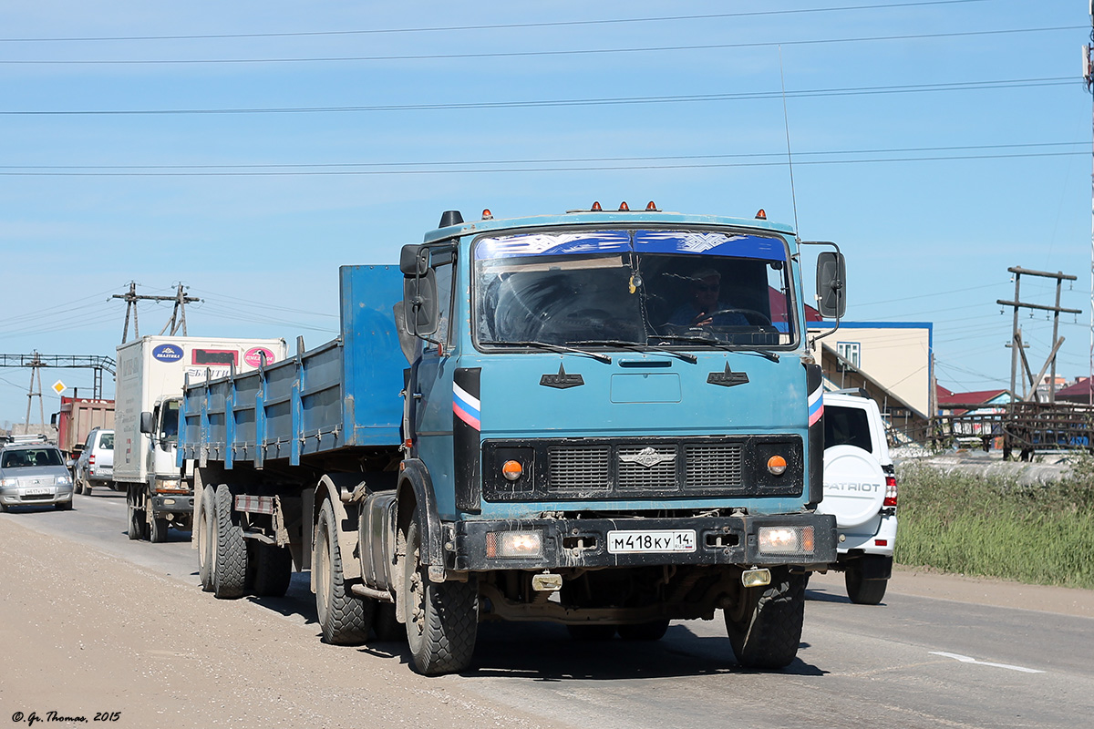 Саха (Якутия), № М 418 КУ 14 — МАЗ-54331