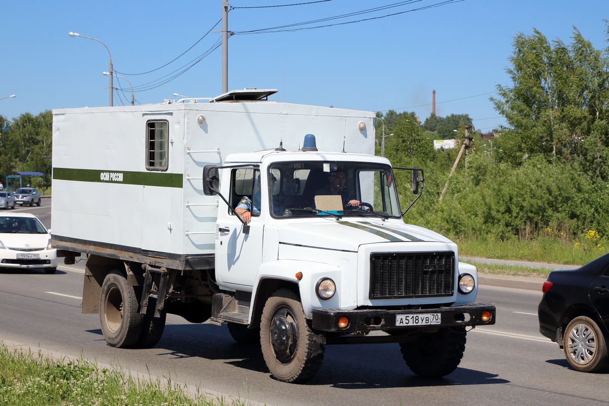 Томская область, № А 518 УВ 70 — ГАЗ-3307