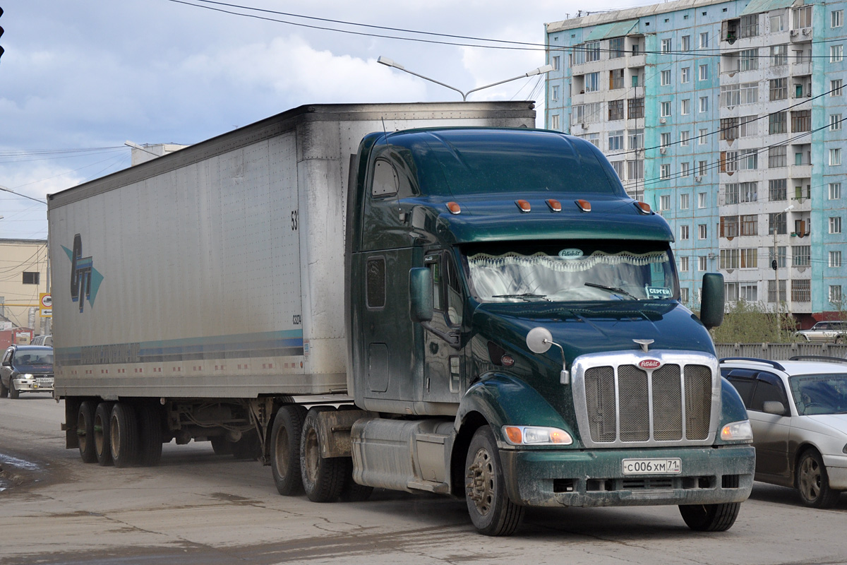 Тульская область, № С 006 ХМ 71 — Peterbilt 387