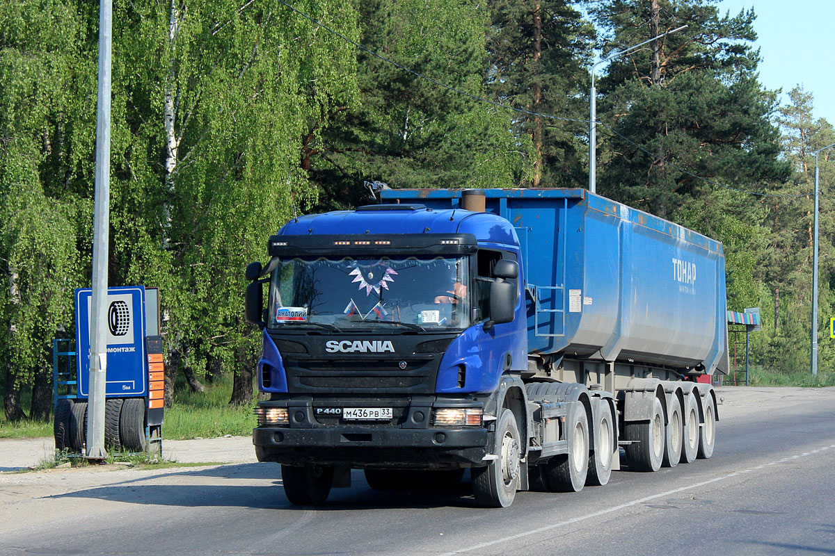 Владимирская область, № М 436 РВ 33 — Scania ('2011) P440